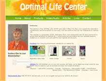 Tablet Screenshot of 4optimallife.com